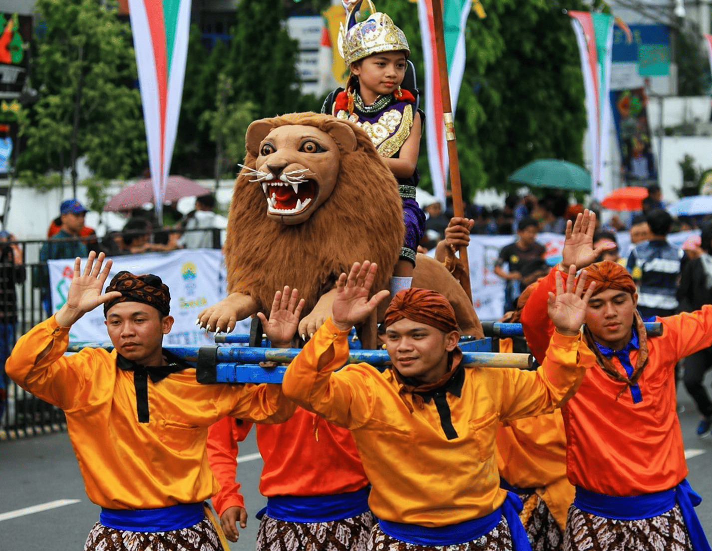 Pertunjukan Singa Depok